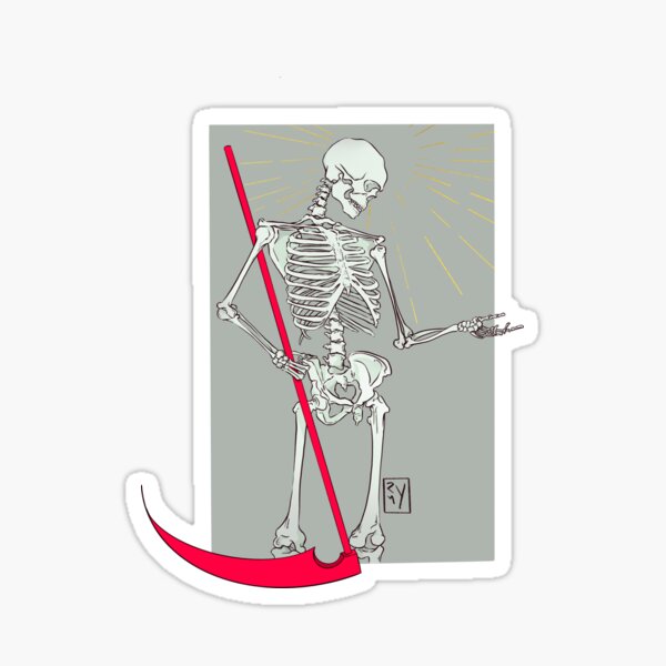 25. grim reaper Sticker
