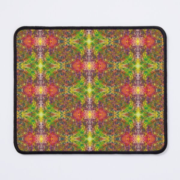 Item preview, Altered States Of Consciousness #1537 Unique Vibrant New Age 5D Pink Purple Orange Yellow Green Bold Mixed Media Abstract Mandala Kaleidoscope Art Inspired By Spring Summer Fractal Cymatics Pattern designed and sold by Rainbow Artist Orlando L.