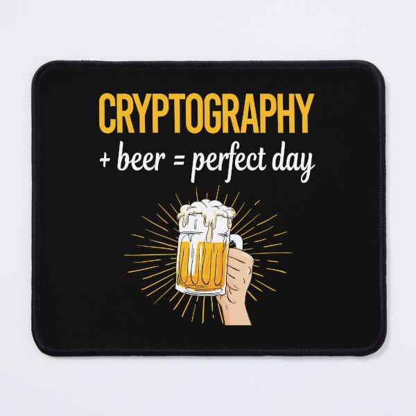 Item preview, Beer Perfect Day Cryptography designed and sold by WigglesDailey.