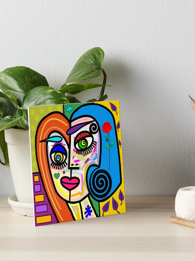 Funky Ladies Abstract Face No 2
