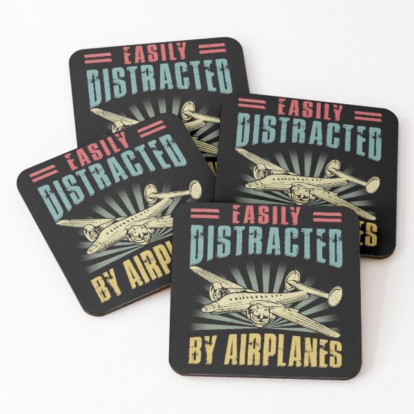 Item preview, Easily Distracted By Airplanes designed and sold by Darly-Walker.