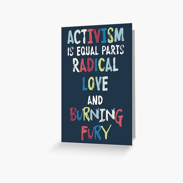 Item preview, ACTIVISM=LOVE+FURY designed and sold by galetea.