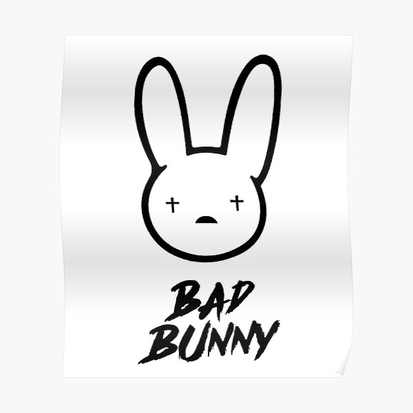 Bad Bunny Easter Little Rabbit Egg Hunt Funny Bunny Face Canvas Print for  Sale by ZNOVANNA