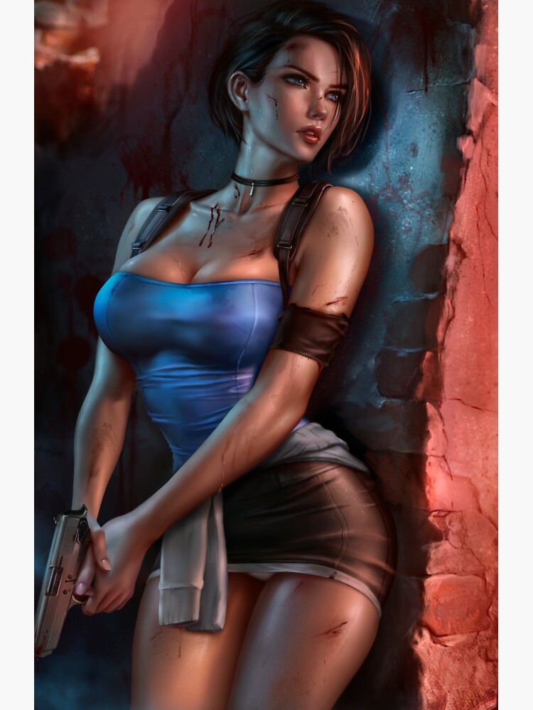 Sexy Jill Valentine Resident Evil 3 Nemesis Remake Re3 Hot Lewd Boobs Tits Hentai Girl 5059