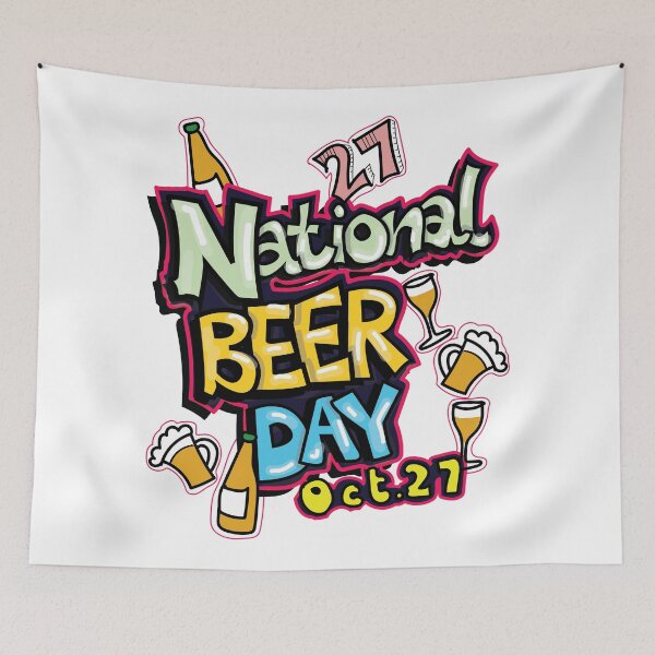 Item preview, American beer day (National Beer day) designed and sold by MarioMall01.