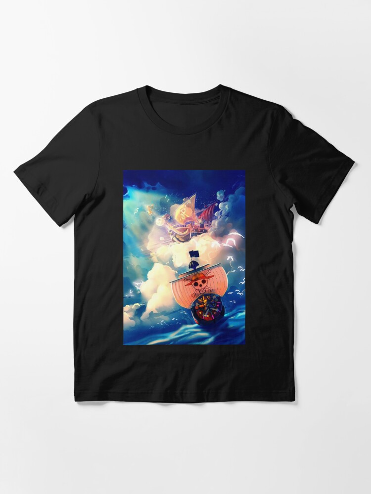 Thousand Sunny The Rudder Black Tee - Onepiecefans Store