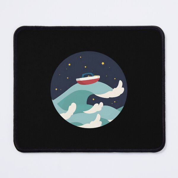 Item preview, Starry Boat - Sea Night Classic designed and sold by zalezbludnil.