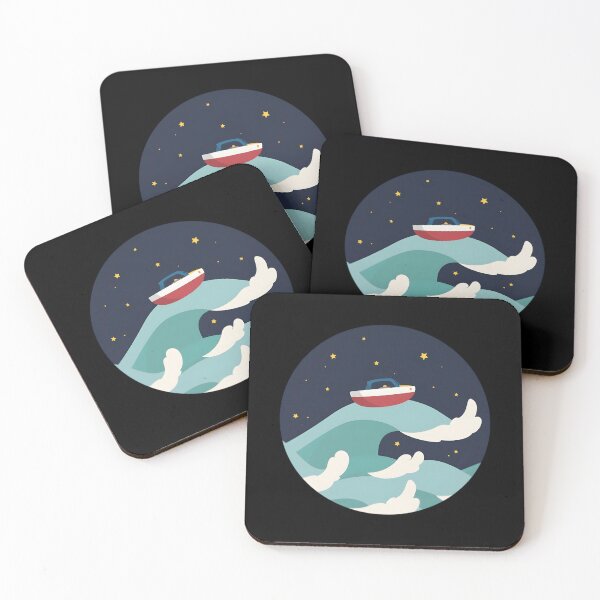 Item preview, Starry Boat - Sea Night   Classic  designed and sold by zalezbludnil.