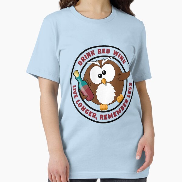 Artikel-Vorschau von Trinken Rotwein Eule - Männer Frauen T-Shirt, designt und verkauft von inkedtee.