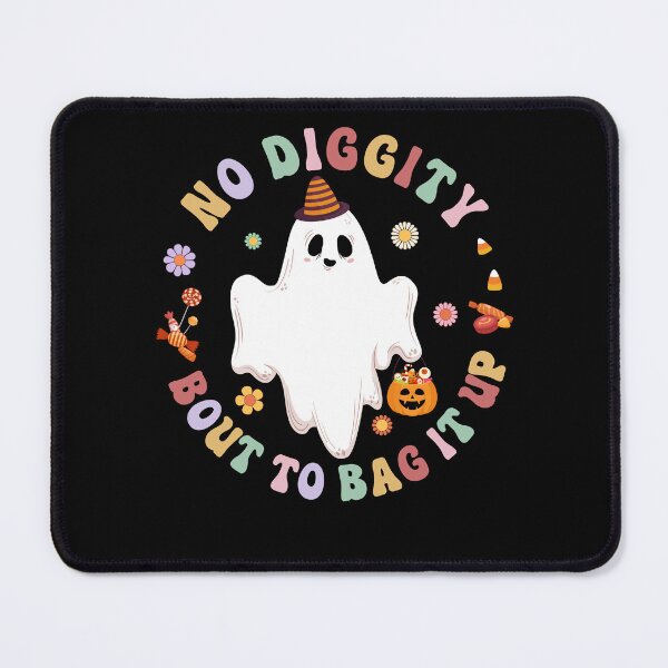 Item preview, Cute Ghost Halloween No Diggity 'Bout To Bag it Up designed and sold by Darly-Walker.