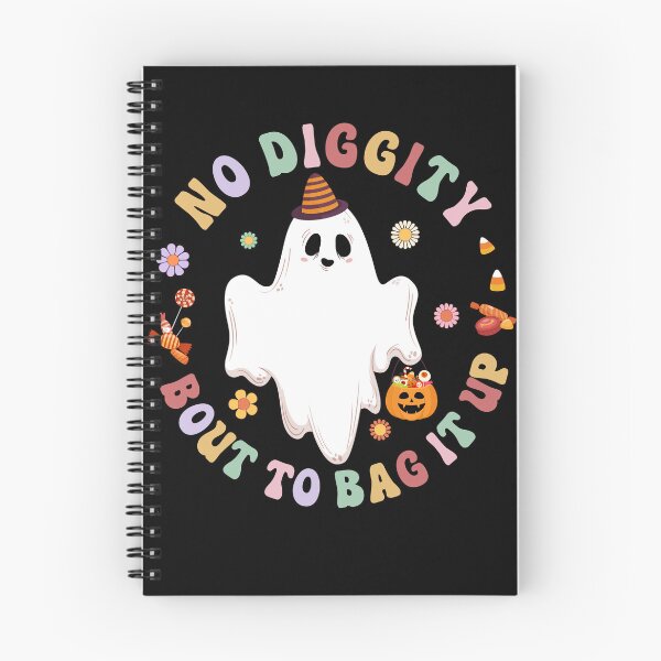 Item preview, Cute Ghost Halloween No Diggity 'Bout To Bag it Up designed and sold by Darly-Walker.