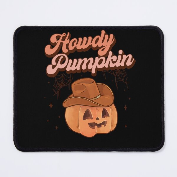 Item preview, Retro Halloween Howdy Pumpkin Western designed and sold by Darly-Walker.