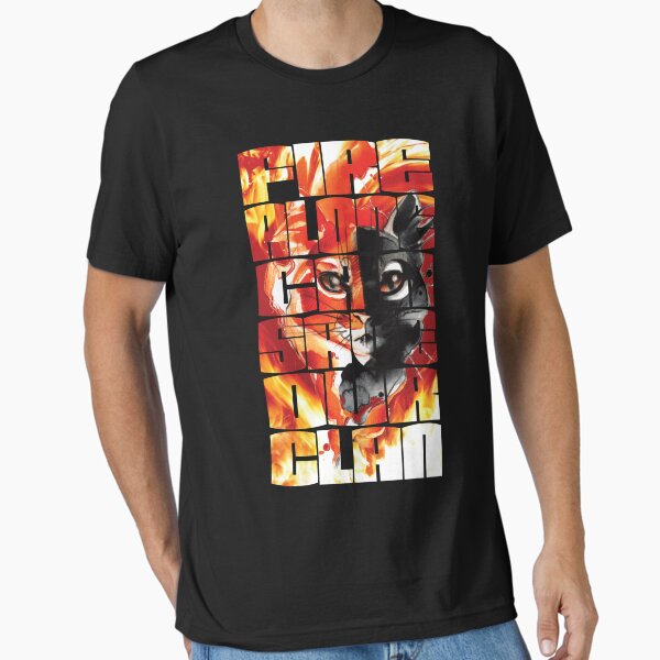 Vista previa del artículo con la obra «El fuego puede salvar a nuestro clan, guerreros, gato.», diseñado y vendido por Cheeky Companions.
