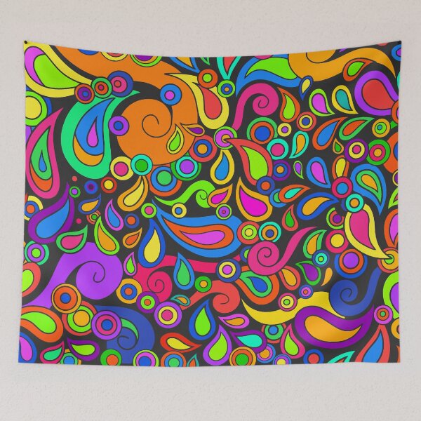 Item preview, Hand drawn Retro Vintage Funky Design designed and sold by Alondra.