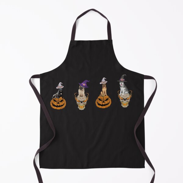 Item preview, Witching Dogs and evil skull and pumpkins. designed and sold by Doggymadness.