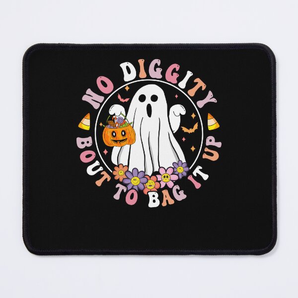 Item preview, Cute Ghost Halloween No Diggity 'Bout To Bag it Up designed and sold by Darly-Walker.