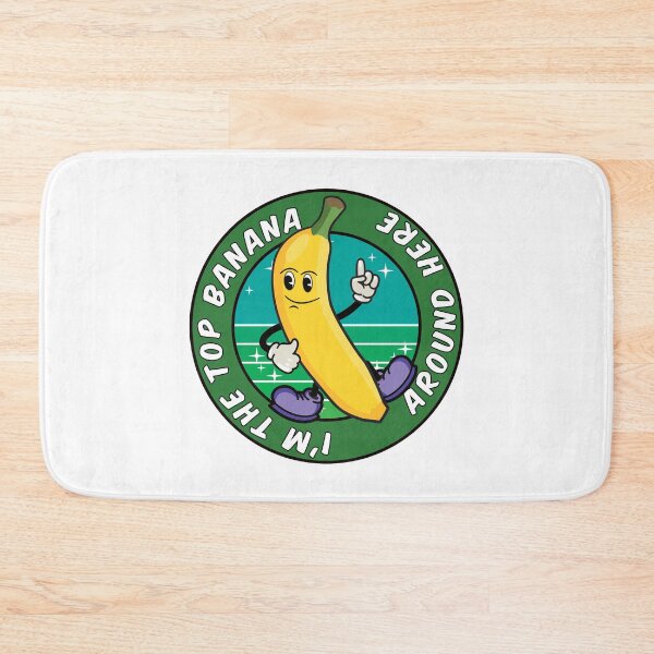 Item preview, Funny Cartoon Banana Pun: I'm the top banana around here designed and sold by Happy Puppy Print On Demand.