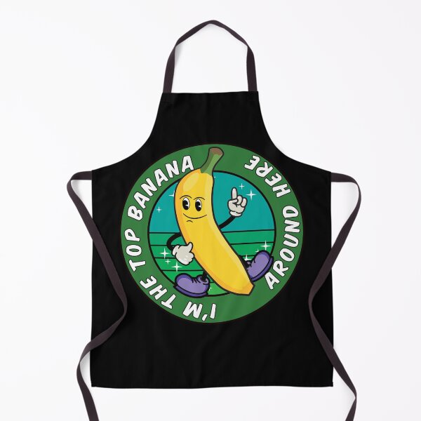 Item preview, Funny Cartoon Banana Pun: I'm the top banana around here designed and sold by Happy Puppy Print On Demand.