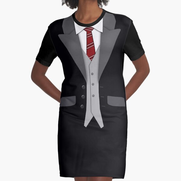 Black Suit Tie and Vest T-shirt by JerryWLambert #Aff