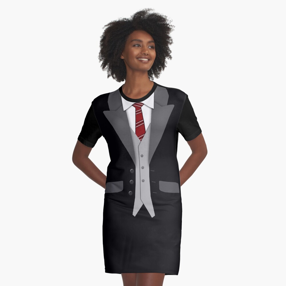 Black Suit Tie and Vest T-shirt by JerryWLambert #Aff