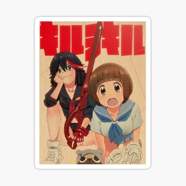 "My Favorite People Kill La Kill Manga Vintage Retro" Sticker for Sale