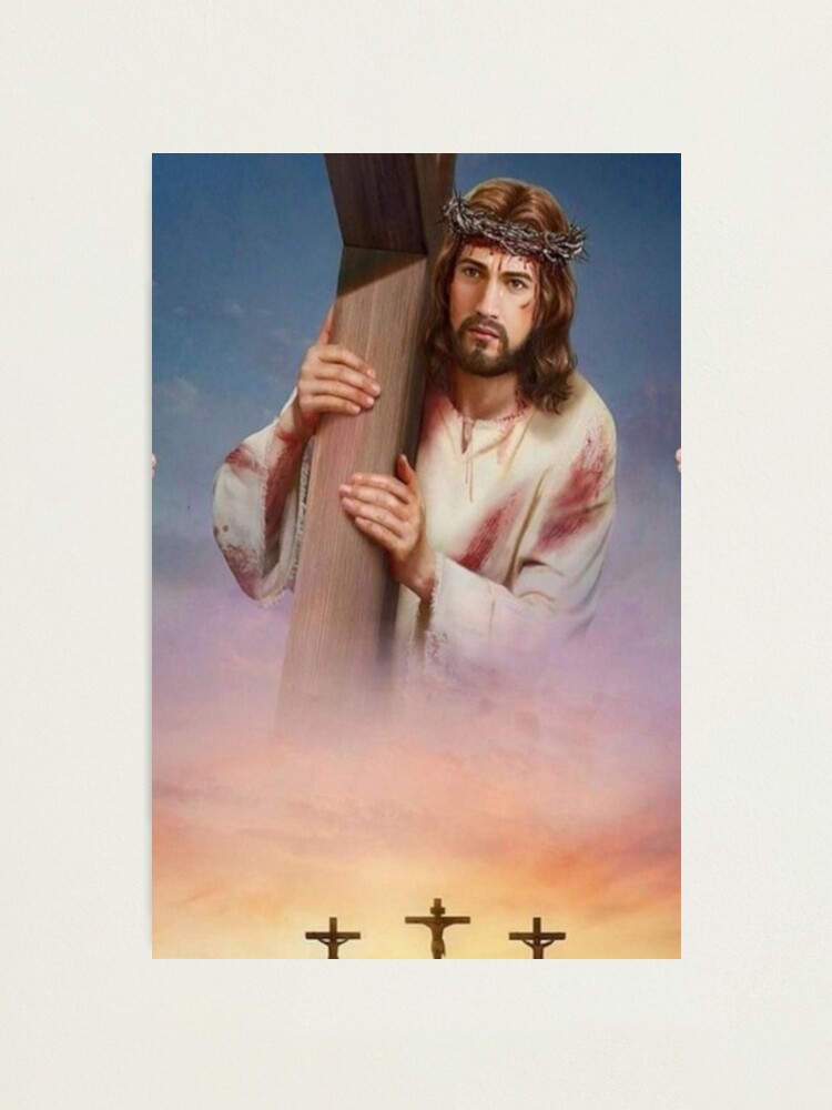 Wooden Christian Cross With a Crown of Thorns Art Board Print for Sale by  Rowena Jones