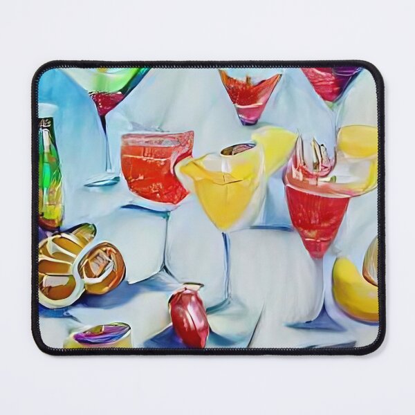 Item preview, oil painting of tropical cocktails #2 designed and sold by wadelcl.