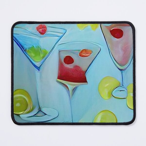 Item preview, oil painting of tropical cocktails #3 designed and sold by wadelcl.