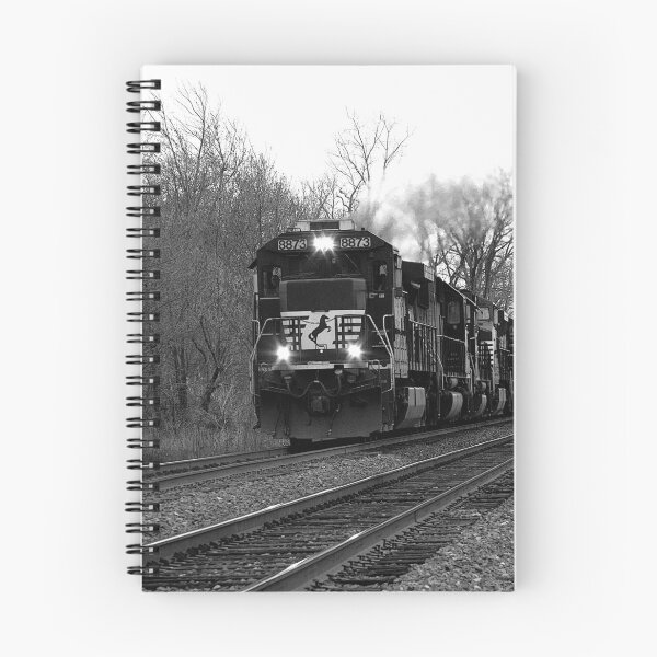 Item preview, A train coming to you in black and white designed and sold by jammingene.