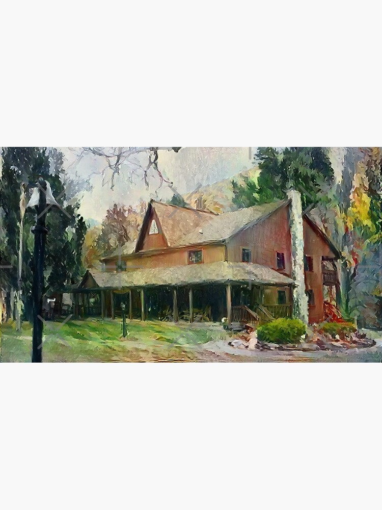 "Susque Lodge at Camp Susque, Trout Run, PA" Sticker for Sale by