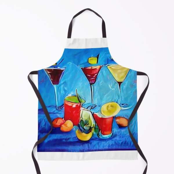 Item preview, oil painting of tropical cocktails #6 designed and sold by wadelcl.