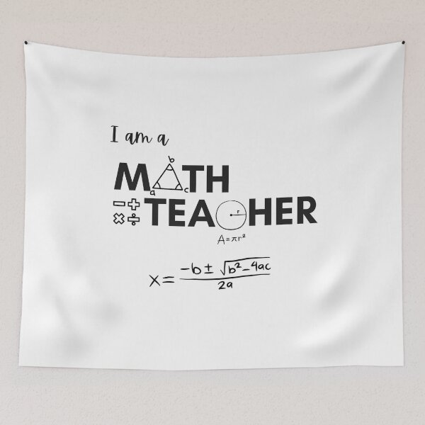 Item preview, I am a math teacher. #0048 designed and sold by WittyIdeate.
