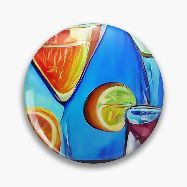 Item preview, oil painting of tropical cocktails #7 designed and sold by wadelcl.