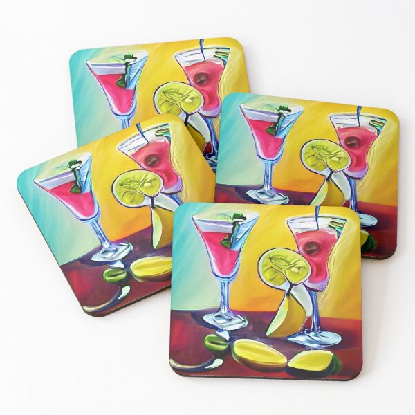 Item preview,  oil painting of tropical cocktails #8 designed and sold by wadelcl.