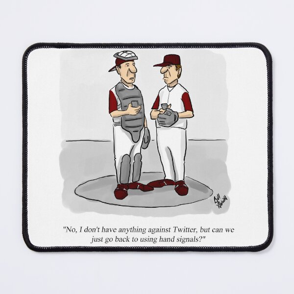 Item preview, Funny Baseball Cartoon Humor designed and sold by abbottoons.