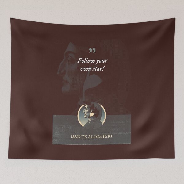 Item preview, Dante Alighieri - Follow your own star! designed and sold by Syahrasi.