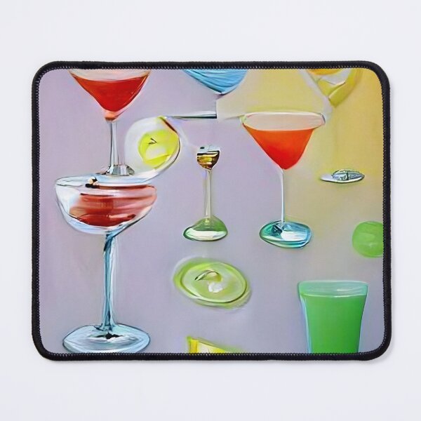Item preview, oil painting of tropical cocktails #10 designed and sold by wadelcl.