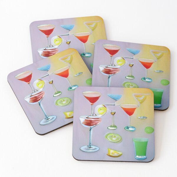 Item preview,  oil painting of tropical cocktails #10 designed and sold by wadelcl.