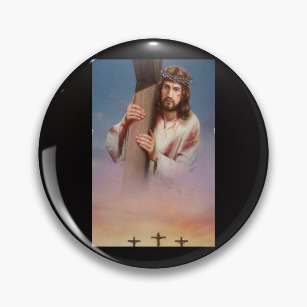 Item preview,  Jesus Carrying the Cross - Black designed and sold by Rowena Jones.