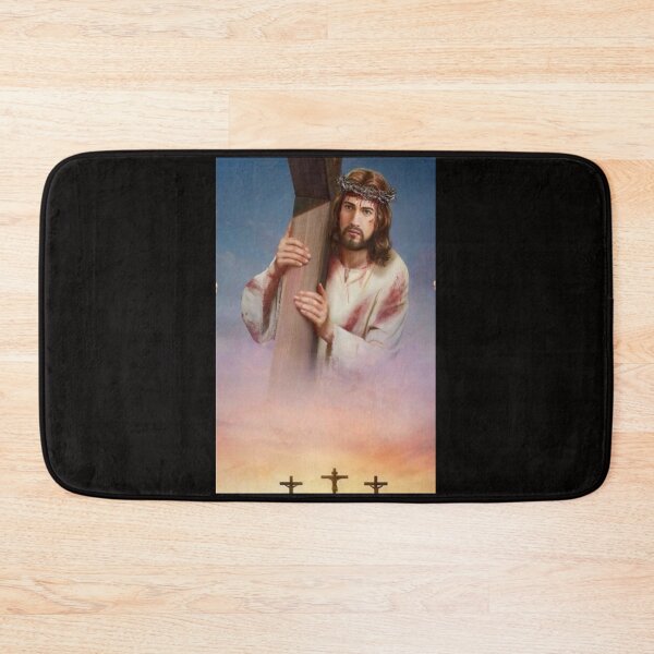 Item preview,  Jesus Carrying the Cross - Black designed and sold by Rowena Jones.