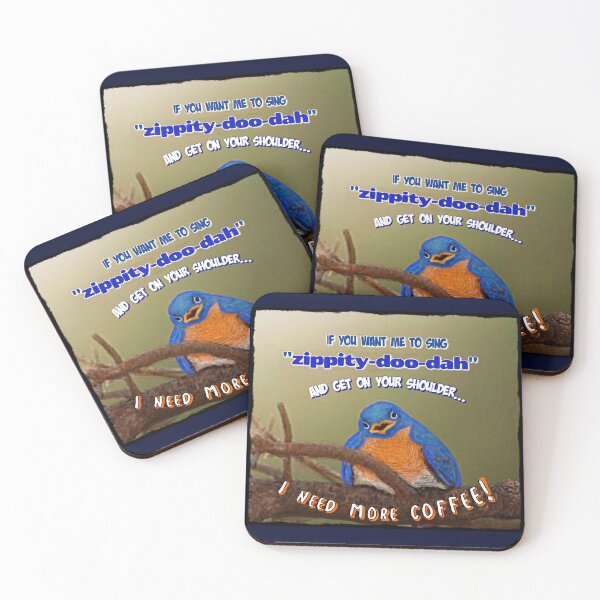 Item preview, ZIPPITY DOO DAH BLUEBIRD designed and sold by THE AMERICAN TEEVANGELIST.