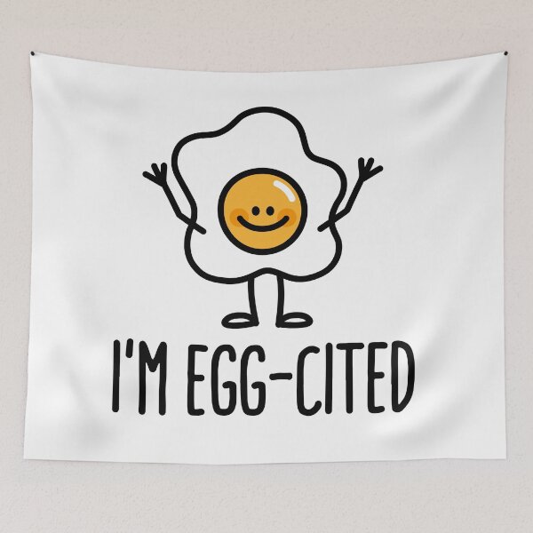 Item preview, I'm EGG-cited designed and sold by LaundryFactory.