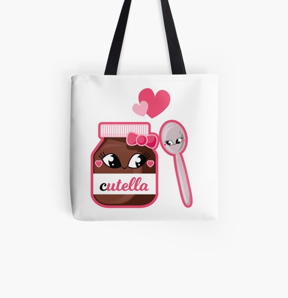 Le nutella trop mignon Tote bag doublé