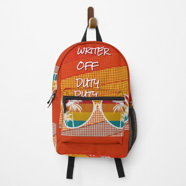 Item preview, Writer Off Duty with retro sunset & sunglasses. designed and sold by CristalleLisa.