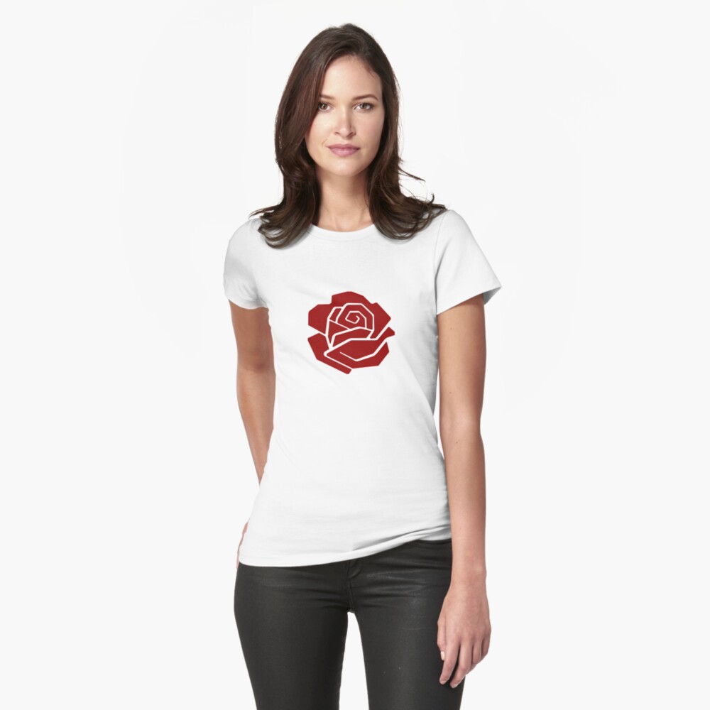 Democratic Socialist Rose Dsa T Shirt By Sarahrrunge Redbubble