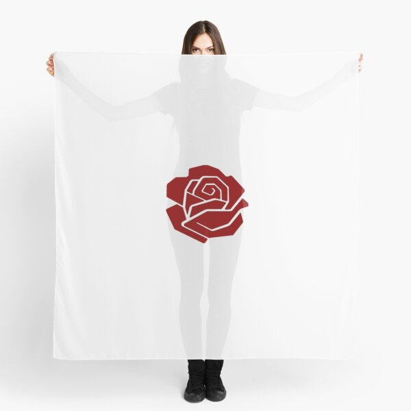Democratic Socialist Rose Dsa Scarf For Sale By Sarahrrunge Redbubble