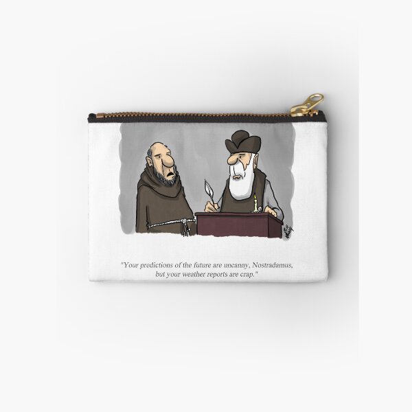 Item preview, Funny Percenters Nostradamus Cartoon Humor designed and sold by abbottoons.