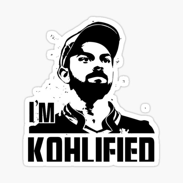 I am King Kohli Sticker