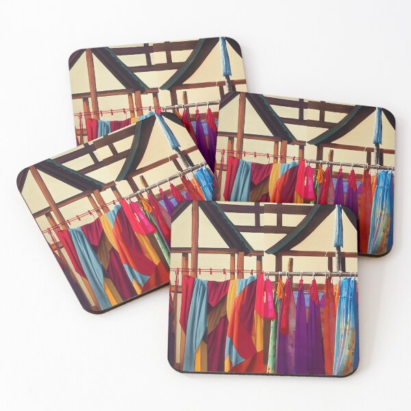 Item preview, Abstract Concept  Art of Korean Hanboks on Clothesline  - Created by Artificial Intelligence designed and sold by Created-by-AI.