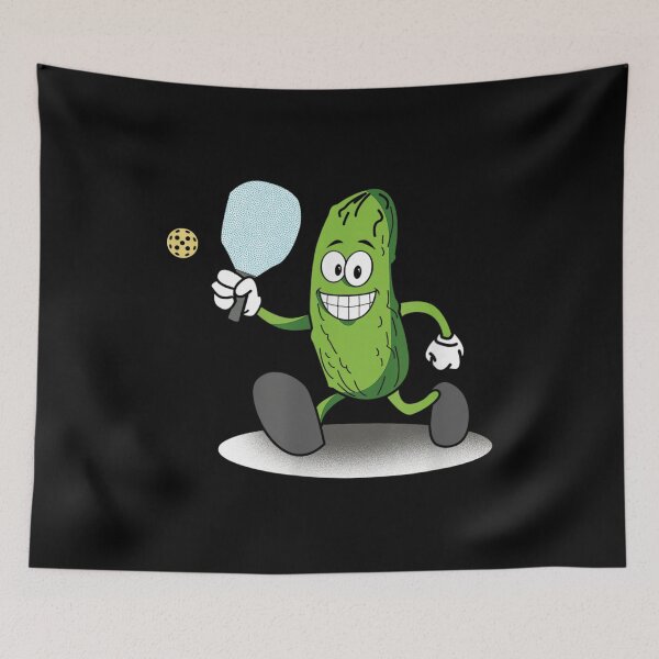 Item preview, Cool Pickle Playing Pickleball  designed and sold by justbejoker.